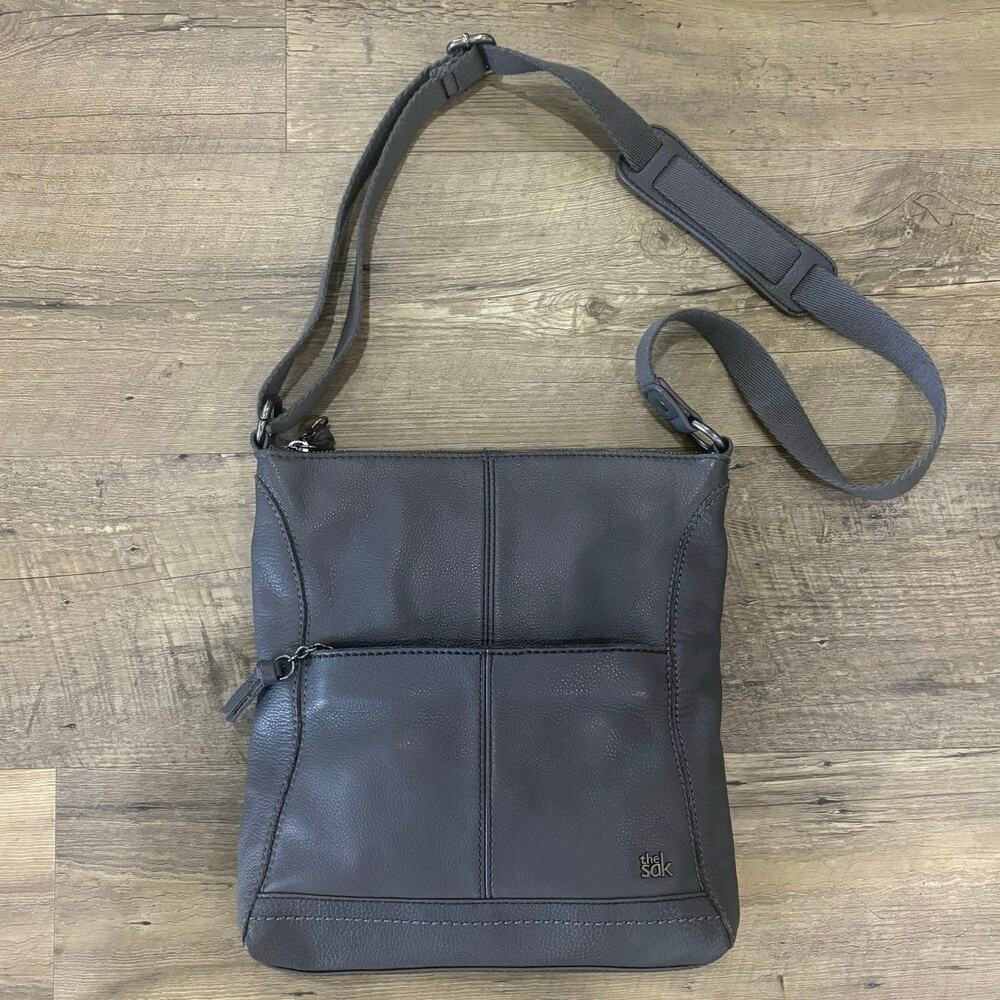 The Sak Lucia Brown Leather Crossbody Bag